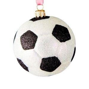 Sparkling Soccer Ball Christmas Ornament from Neiman Marcus